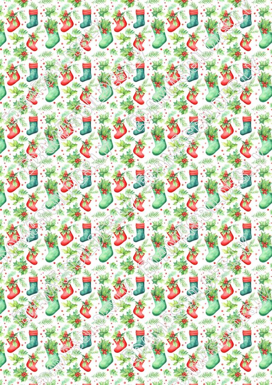 Chocolate Transfer Sheets "Ziemassvētku Nr3" ar apdruku 